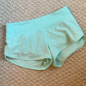 Lululemon speed shorts